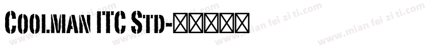Coolman ITC Std字体转换